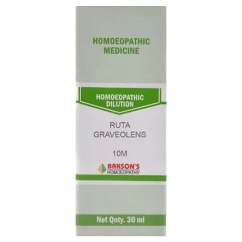 Bakson's Homeopathy Ruta Graveolens Dilution 10M bottle of 30 ml Dilution