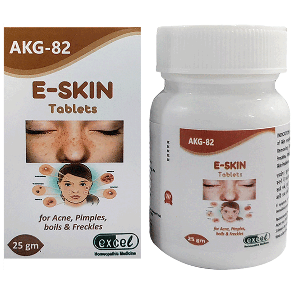 Excel AKG 82 E-Skin Tablet bottle of 25 gm Tablet