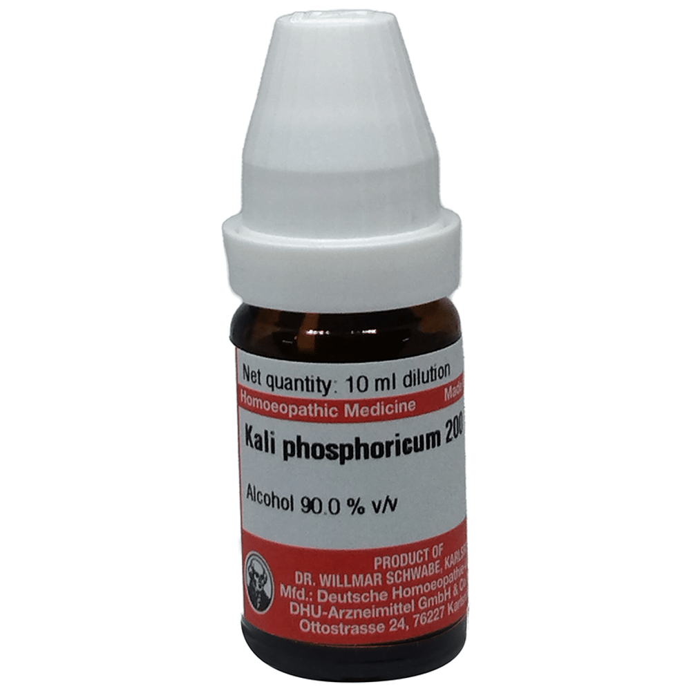 Dr Willmar Schwabe Germany Kali Phosphoricum Dilution 200 bottle of 10 ml Dilution