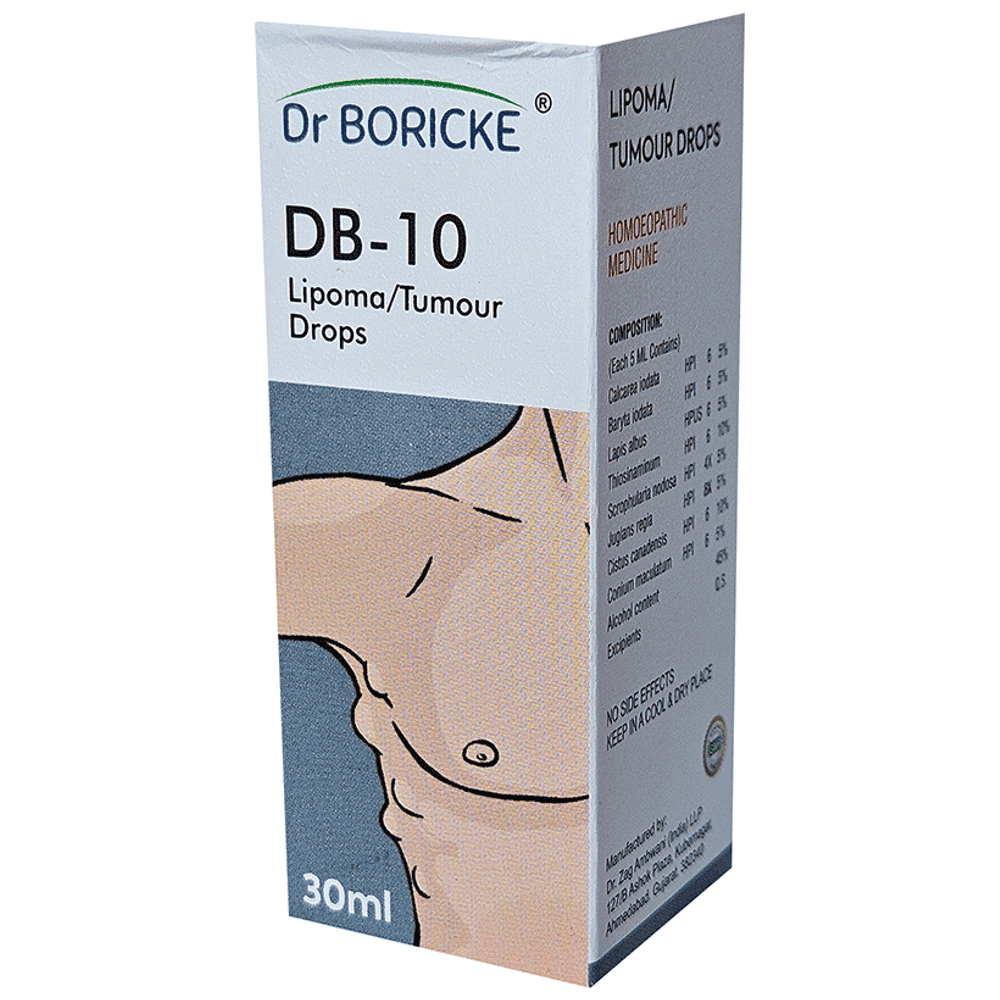 Dr Boricke DB 10 Lipoma/Tumor Drop bottle of 30 ml Oral Drops
