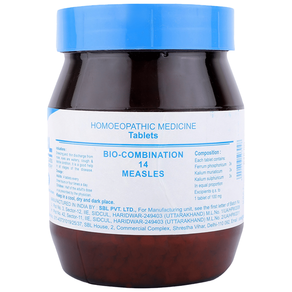 SBL Bio-Combination 14 Tablet bottle of 450 gm Biocombination Tablet