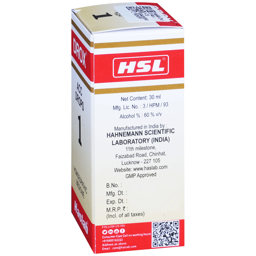 Haslab Drox 01 Acc Drop bottle of 30 ml Drop