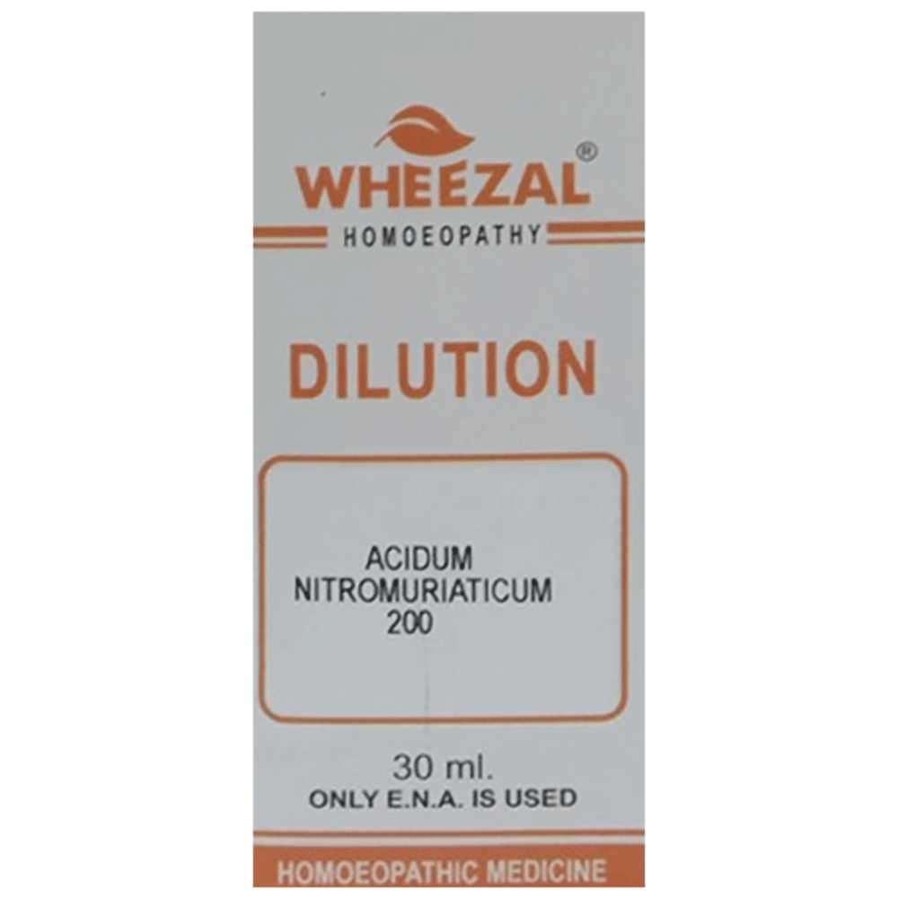 Wheezal Acidum Nitro Mur. Dilution 200 bottle of 30 ml Dilution