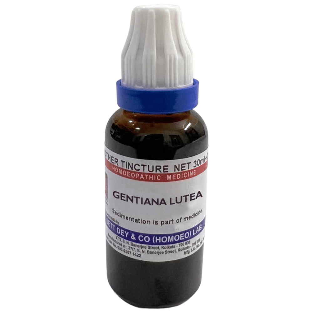 Sett Dey Gentiana Lutea Mother Tincture Q bottle of 30 ml Mother Tincture