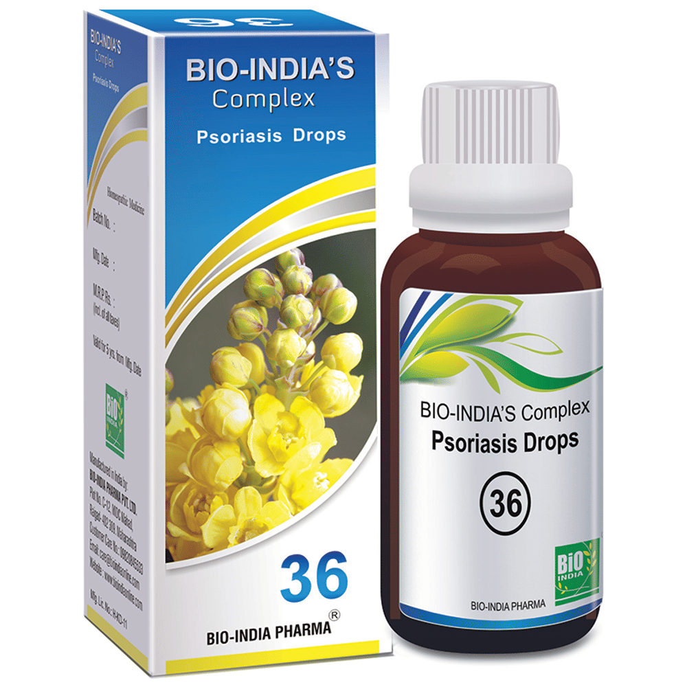 Bio India Complex 36 Psoriasis Drop bottle of 30 ml Drop