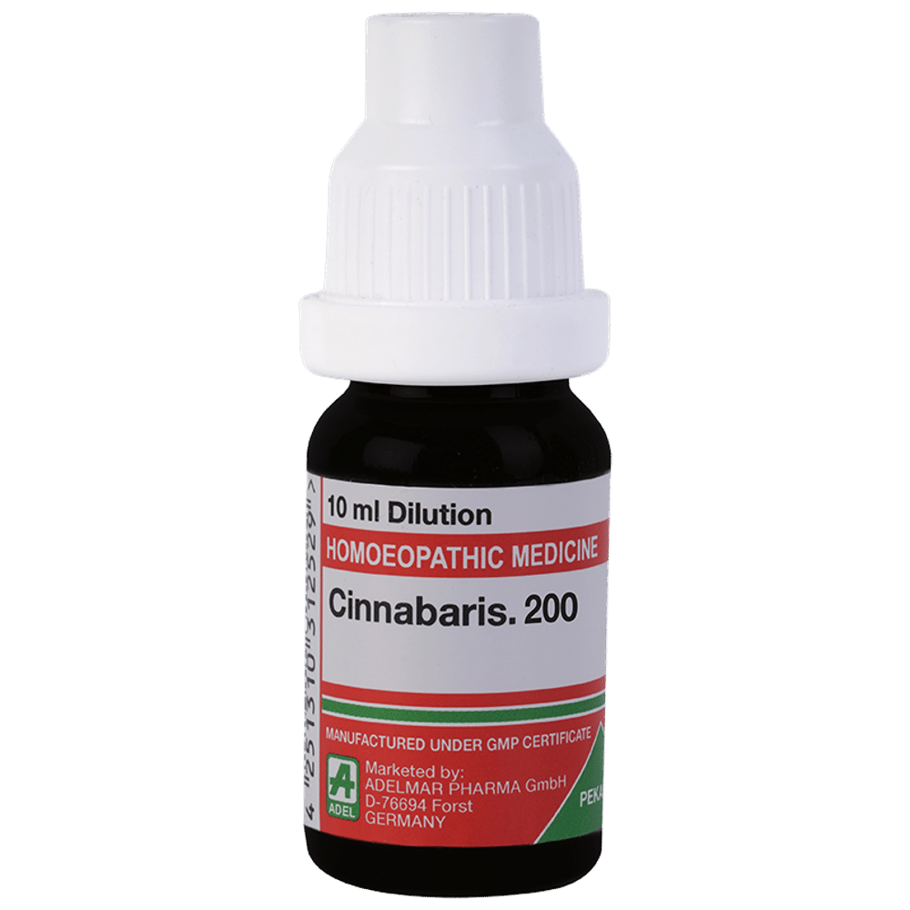 ADEL Cinnabaris Dilution 200 bottle of 10 ml Dilution