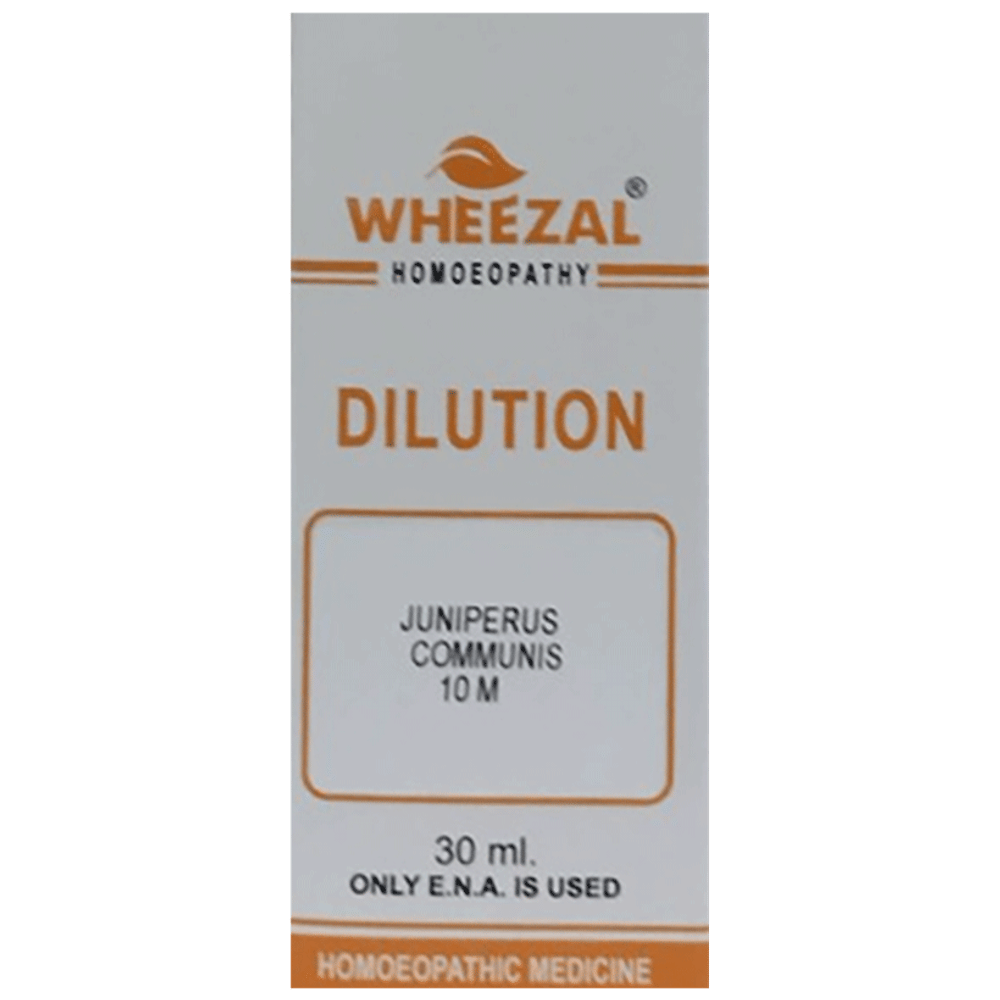 Wheezal Juniperus Communis Dilution 10M bottle of 30 ml Dilution