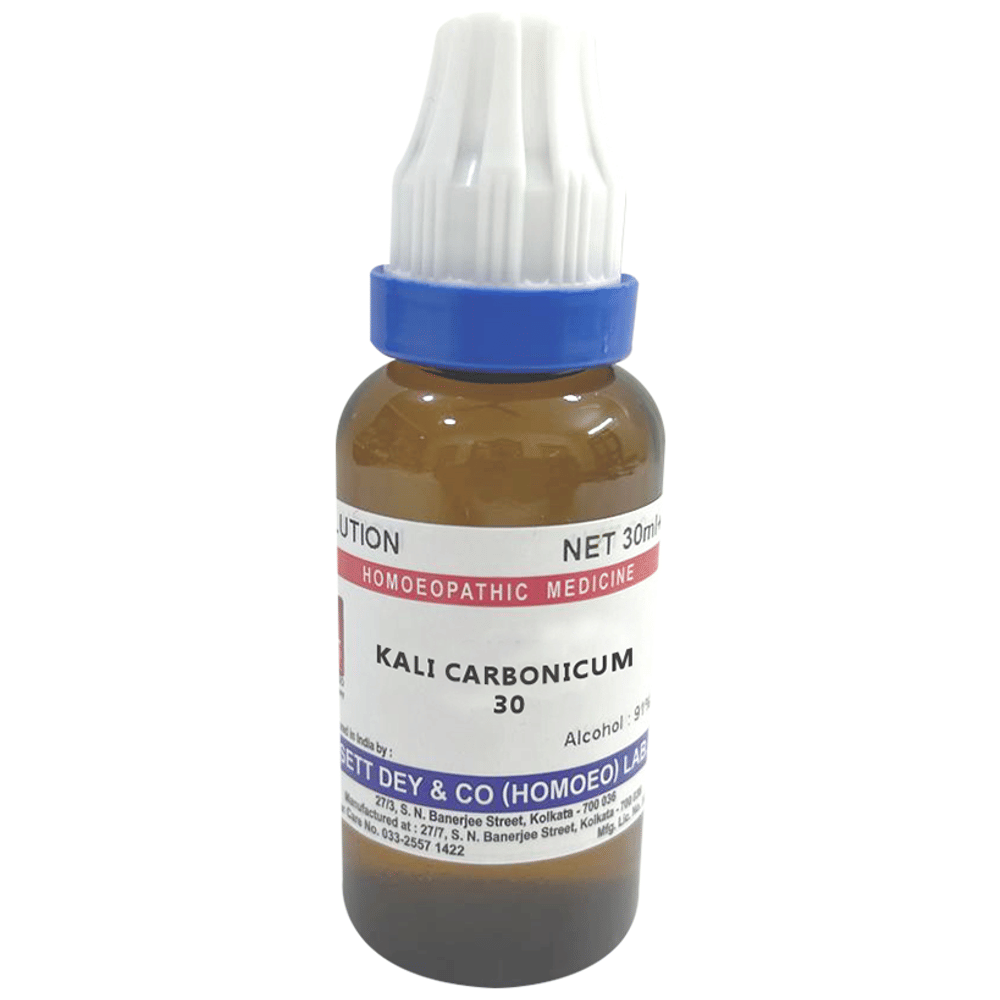 Sett Dey Kali Carbonicum Dilution 30 bottle of 30 ml Dilution
