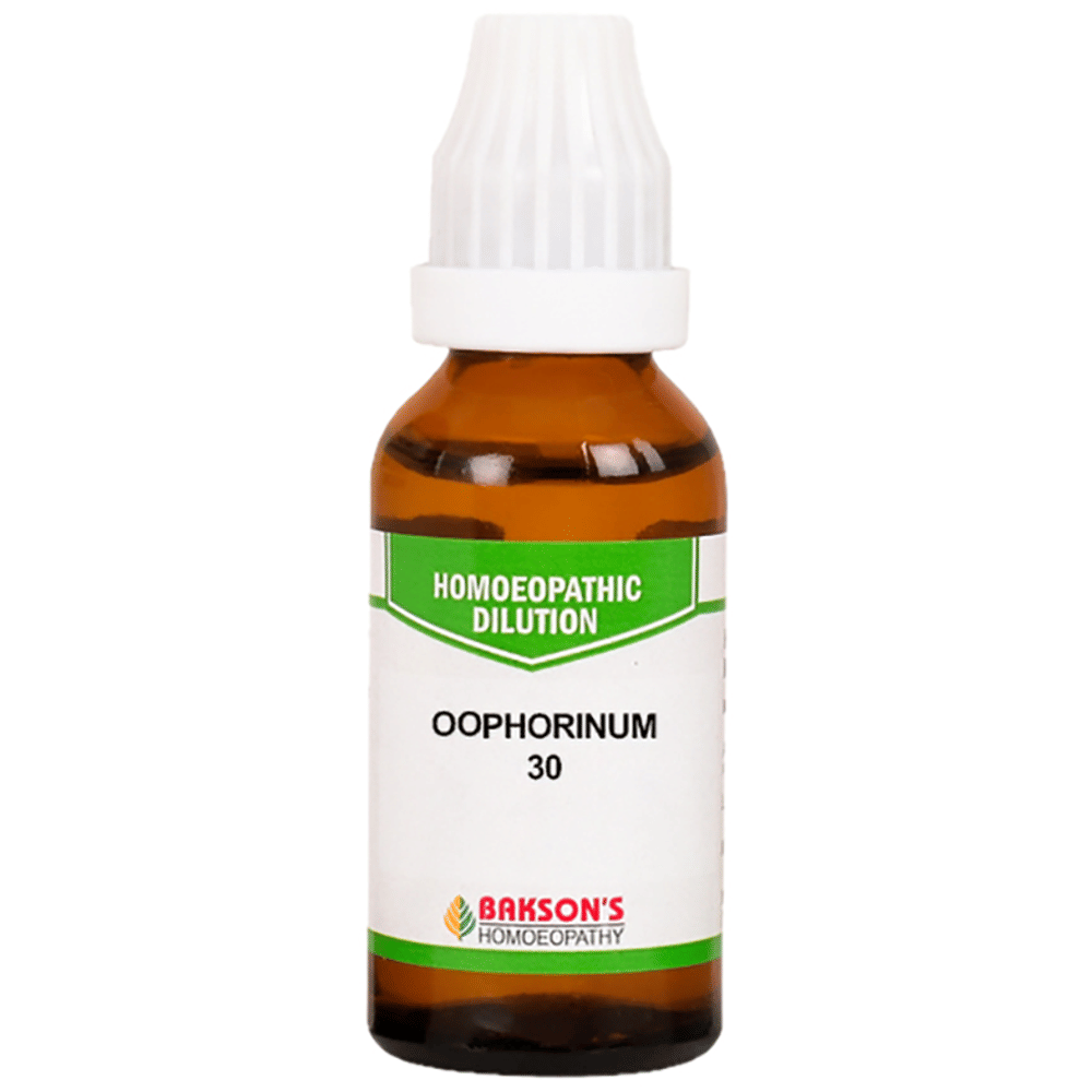 Bakson's Homeopathy Oophorinum Dilution 30 bottle of 30 ml Dilution Bakson's Homeopathy Oophorinum Dilution 30 bottle of 30 ml Dilution