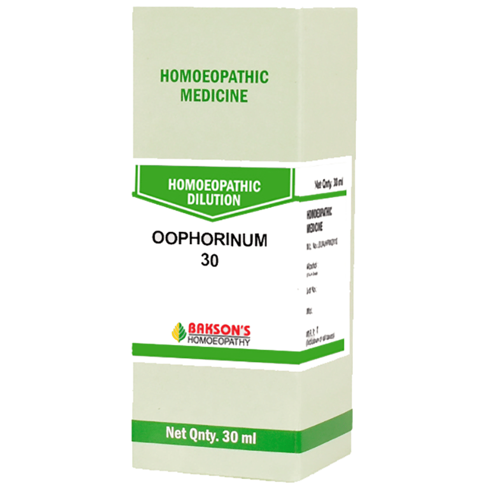 Bakson's Homeopathy Oophorinum Dilution 30 bottle of 30 ml Dilution