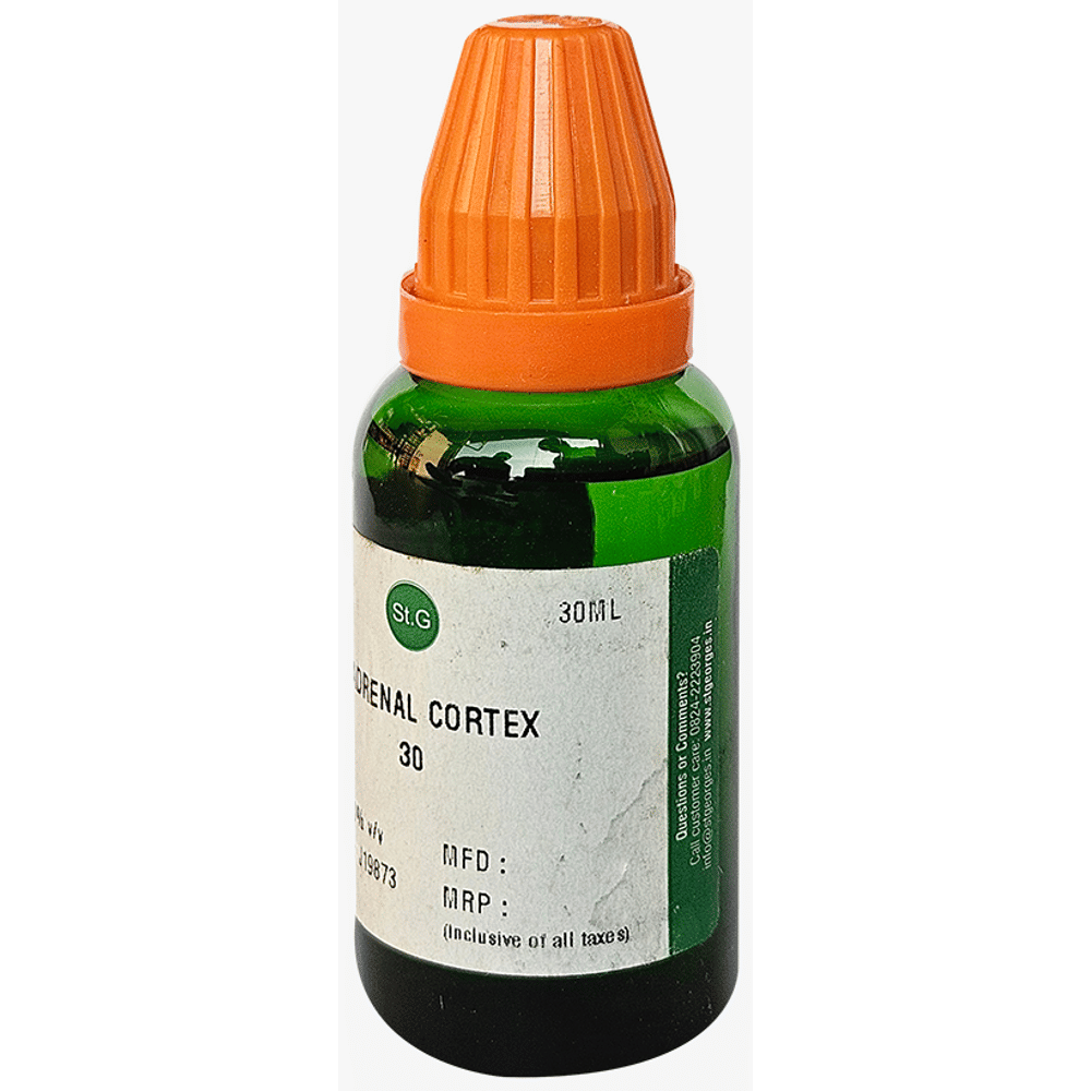 St. George’s Adrenal Cortex Dilution 30 bottle of 30 ml Dilution St. George’s Adrenal Cortex Dilution 30 bottle of 30 ml Dilution