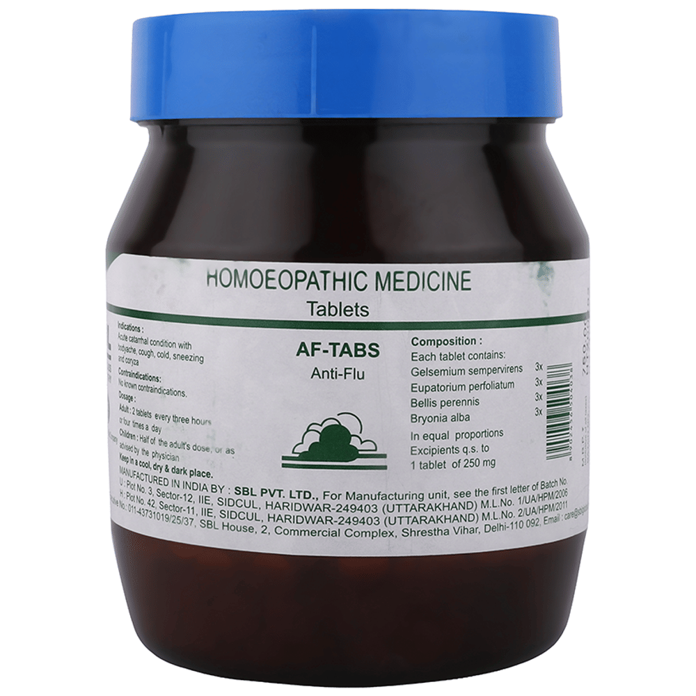 SBL AF-Tabs Tablet bottle of 450 gm Tablet