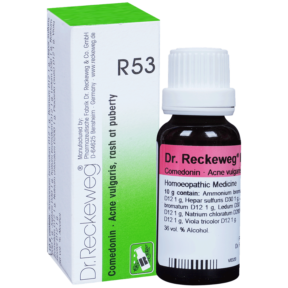 Dr. Reckeweg R53 Acne Vulgaris And Pimples Drop bottle of 22 ml Drop