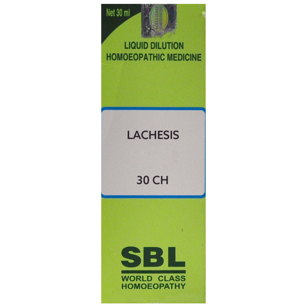 SBL Lachesis Dilution 30 CH bottle of 30 ml Dilution