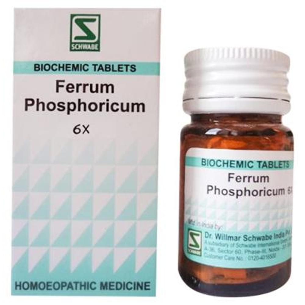 Dr Willmar Schwabe India Ferrum Phosphoricum Biochemic Tablet 6X bottle of 20 gm Biochemic Tablet Dr Willmar Schwabe India Ferrum Phosphoricum Biochemic Tablet 6X bottle of 20 gm Biochemic Tablet