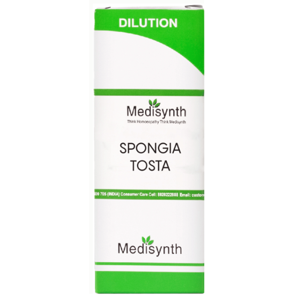 Medisynth Spongia Tosta Dilution 30 bottle of 30 ml Dilution