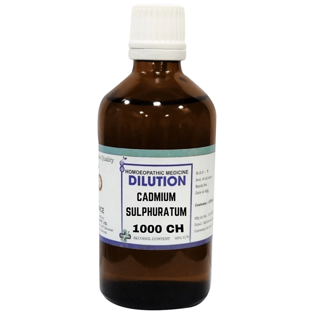 LDD Bioscience Cadmium Sulphuratum Dilution 1000 CH bottle of 100 ml Dilution