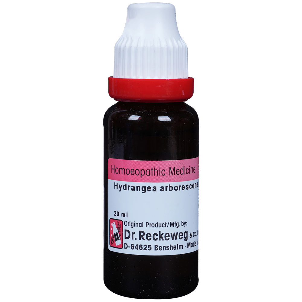 Dr. Reckeweg Hydrangea Mother Tincture Q bottle of 20 ml Mother Tincture