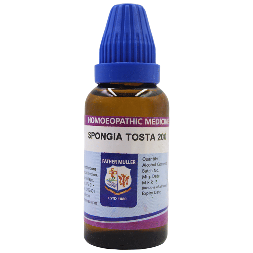 Father Muller Spongia Tosta Drop 200 bottle of 30 ml Oral Drops