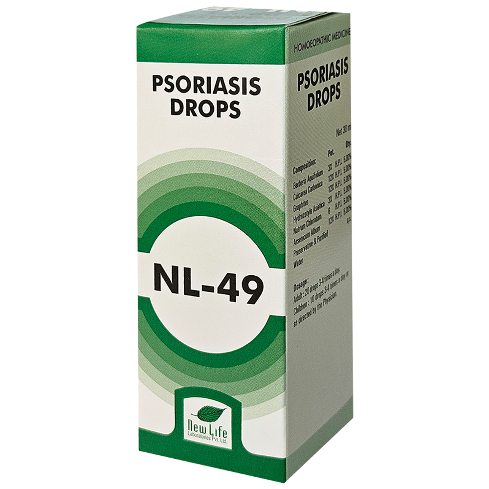 Dr Boricke NL 49 Psoriasis Drops bottle of 30 ml Oral Drops Dr Boricke NL 49 Psoriasis Drops bottle of 30 ml Oral Drops