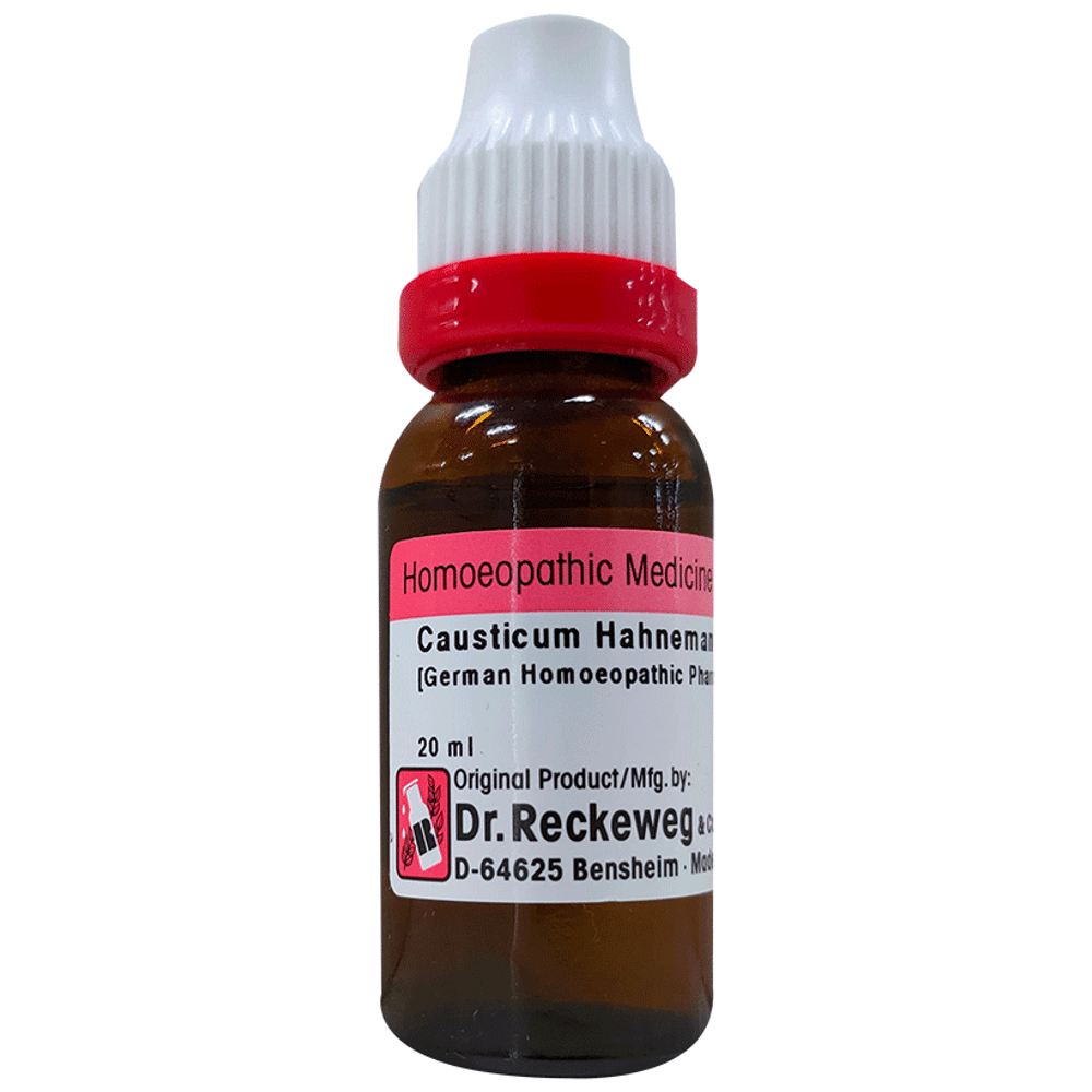 Dr. Reckeweg Causticum Hahnemanni Dilution 2X bottle of 20 ml Dilution