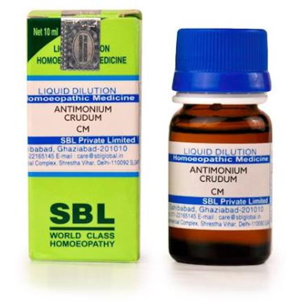 SBL Antimonium Crudum Dilution CM CH bottle of 10 ml Dilution