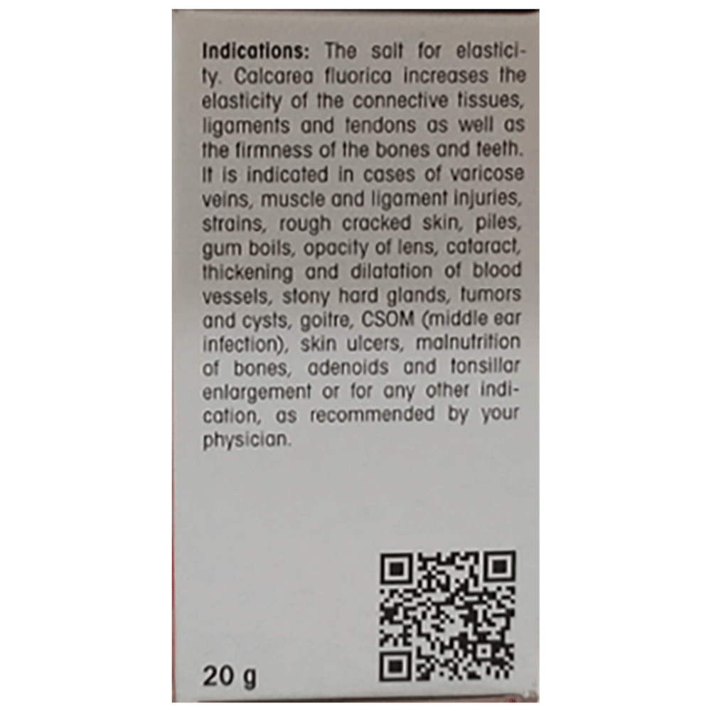 Dr Reckeweg &Co.gmbH Calcarea Fluorica Biochemic Tablet 3X bottle of 20 gm Biochemic Tablet Dr Reckeweg &Co.gmbH Calcarea Fluorica Biochemic Tablet 3X bottle of 20 gm Biochemic Tablet