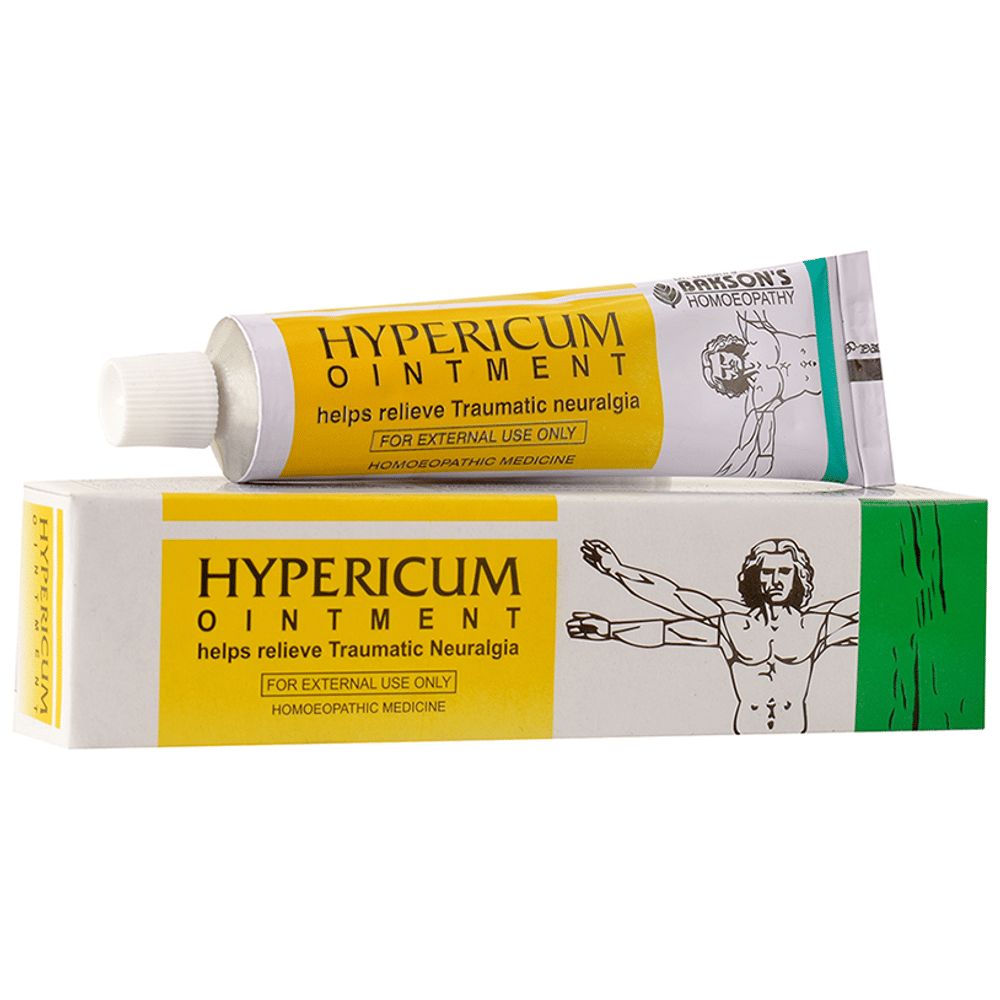 Bakson's Homeopathy Hypericum Ointment tube of 25 gm Ointment