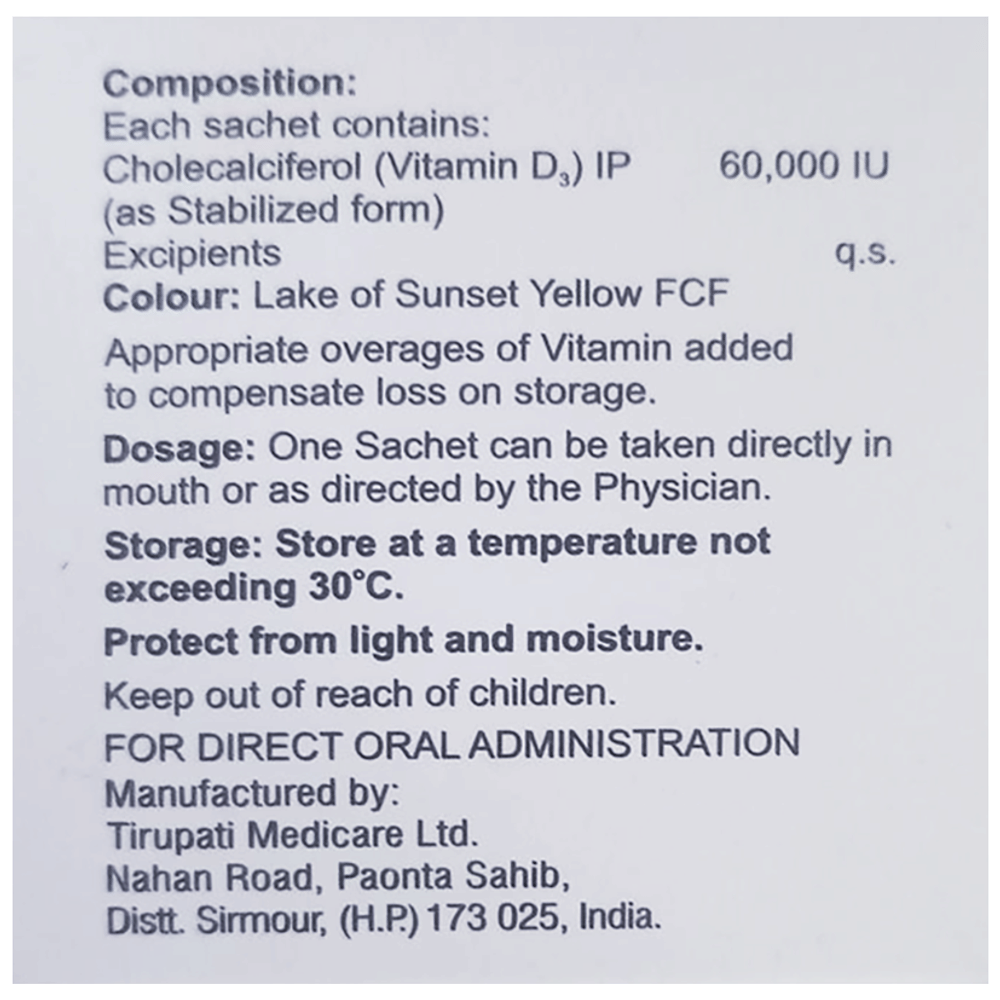 Calcijoint D3 Granules Sugar Free sachet of 1 gm Granules