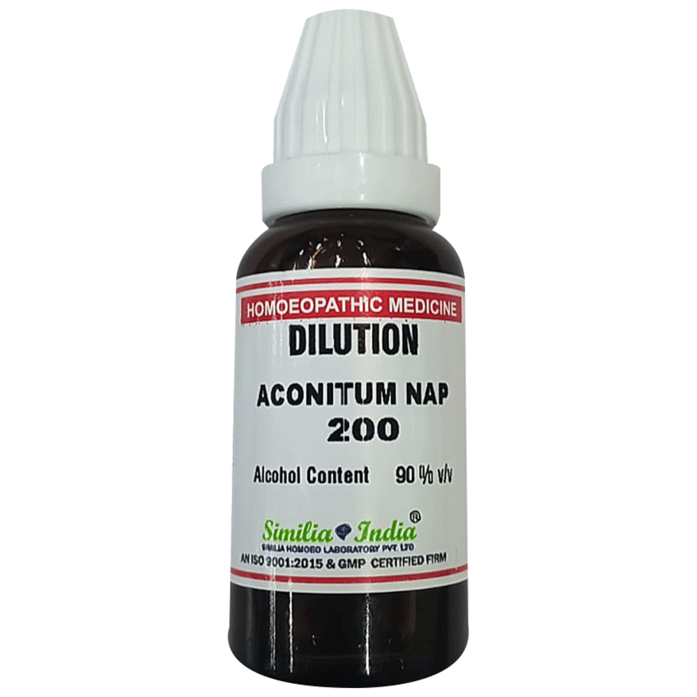 Similia Aconite Dilution 200 CH bottle of 30 ml Dilution