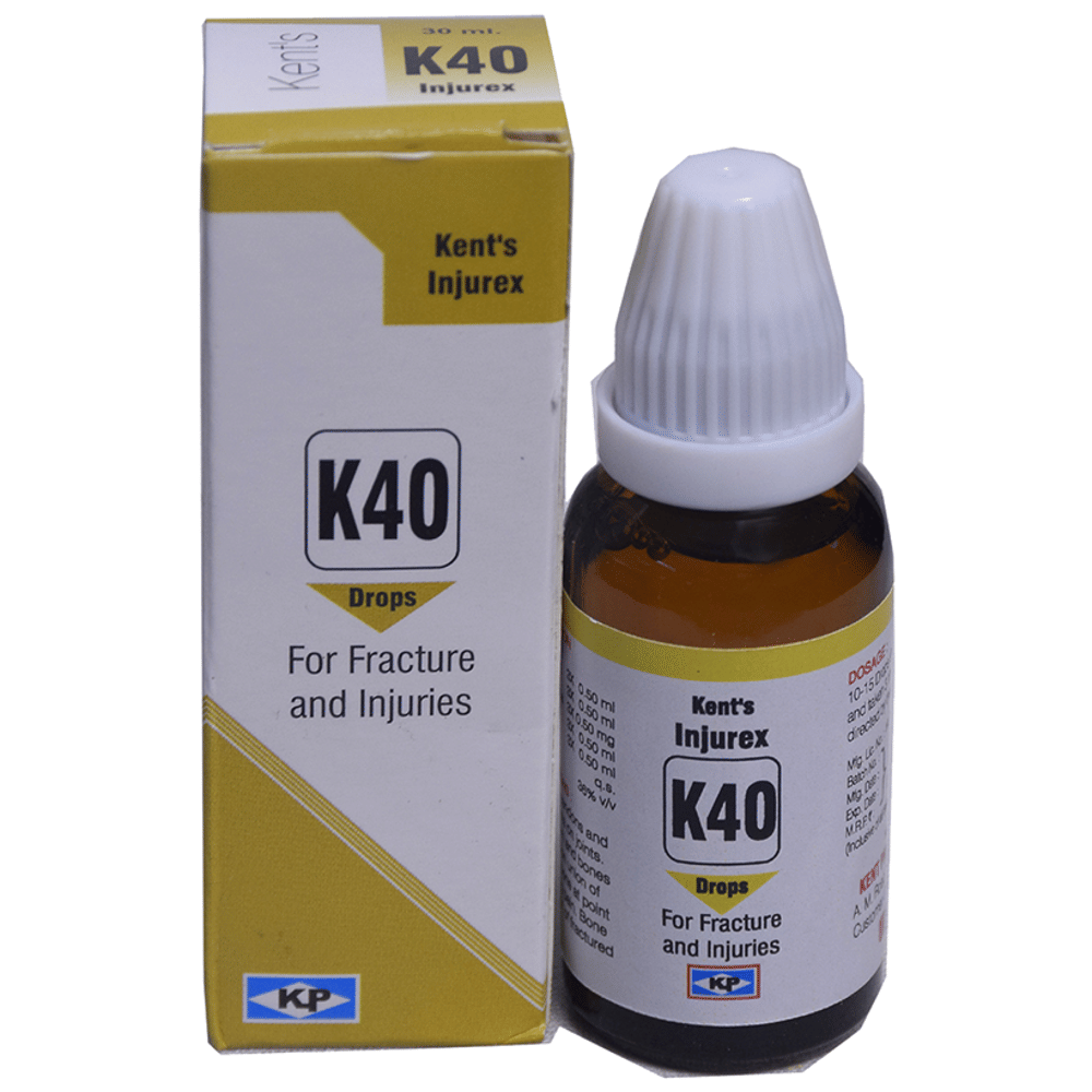 Kent's K40 Fracture and Injuries Oral Drops bottle of 30 ml Oral Drops