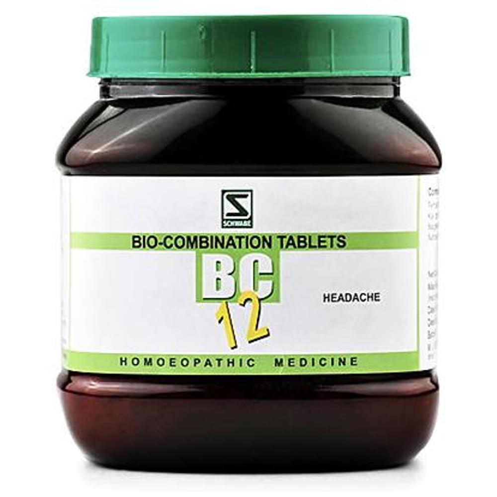 Dr Willmar Schwabe India Bio-Combination 12 (BC 12) Tablet bottle of 550 gm Biocombination Tablet