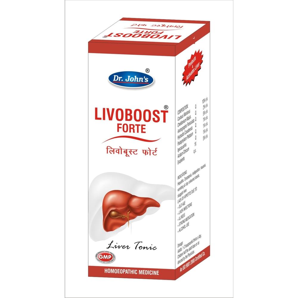 Dr. Johns Livoboost Forte Tonic bottle of 120 ml Tonic