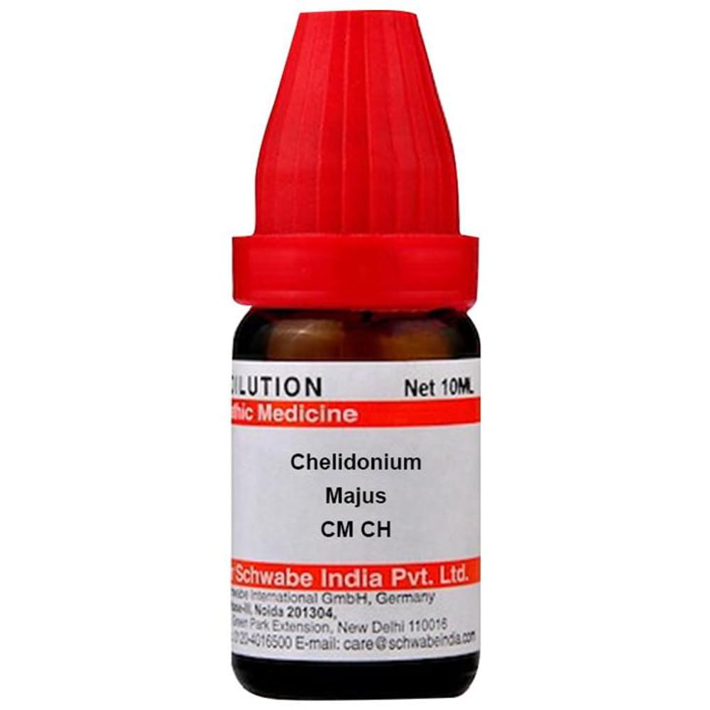 Dr Willmar Schwabe India Chelidonium Majus Dilution CM CH bottle of 10 ml Dilution Dr Willmar Schwabe India Chelidonium Majus Dilution CM CH bottle of 10 ml Dilution