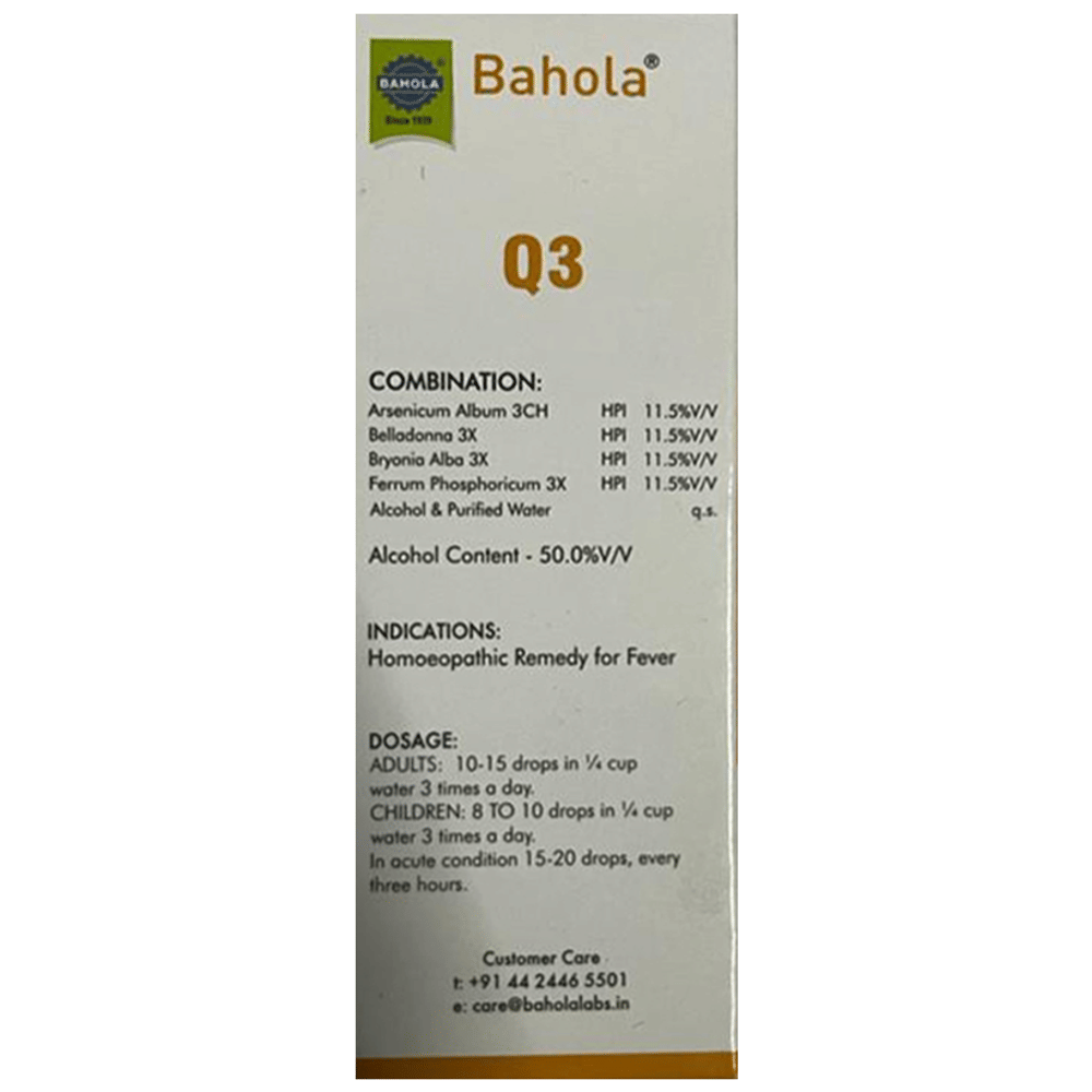 Bahola Q3 No. 49 Drop bottle of 30 ml Drop