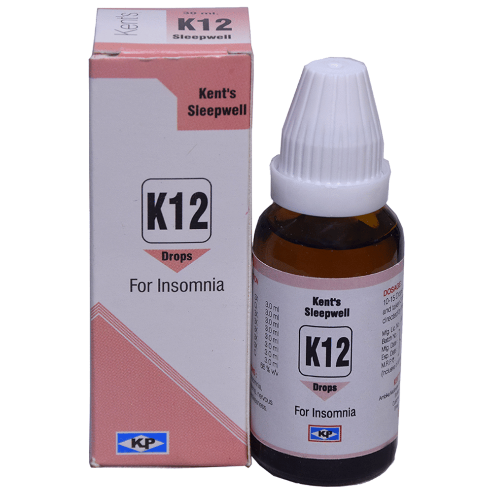 Kent's K12 Insomnia Oral Drops bottle of 30 ml Oral Drops