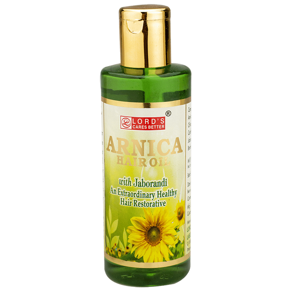 Lord's Arnica Hair Oil with Jaborandi bottle of 200 ml Oil