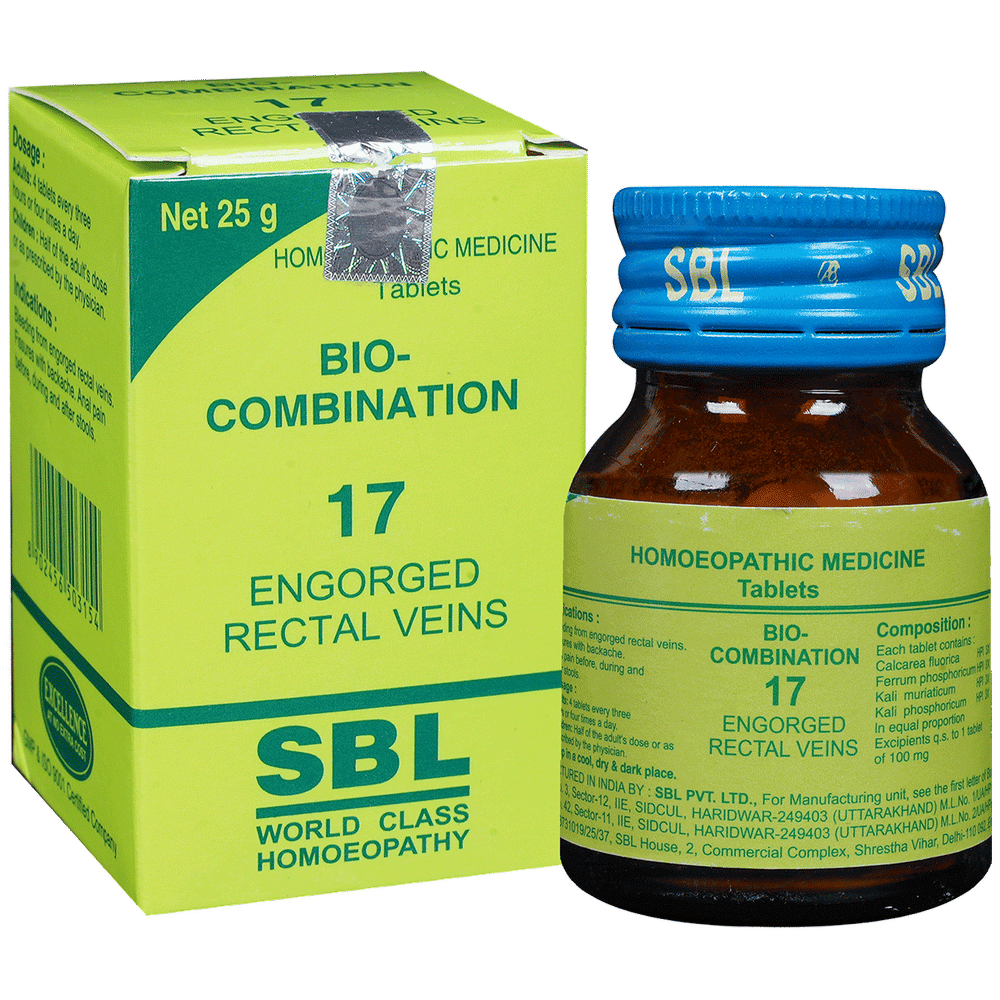 SBL Bio-Combination 17 Tablet bottle of 25 gm Biocombination Tablet