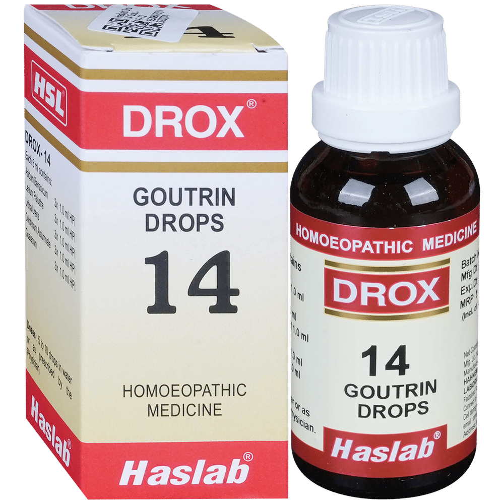 Haslab Drox 14 Goutrin Drop bottle of 30 ml Drop