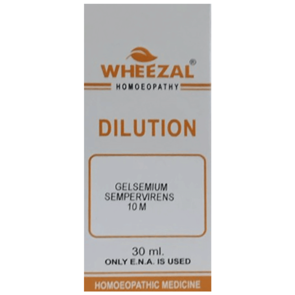 Wheezal Gelsimium Sempervirens Dilution 10M bottle of 30 ml Dilution
