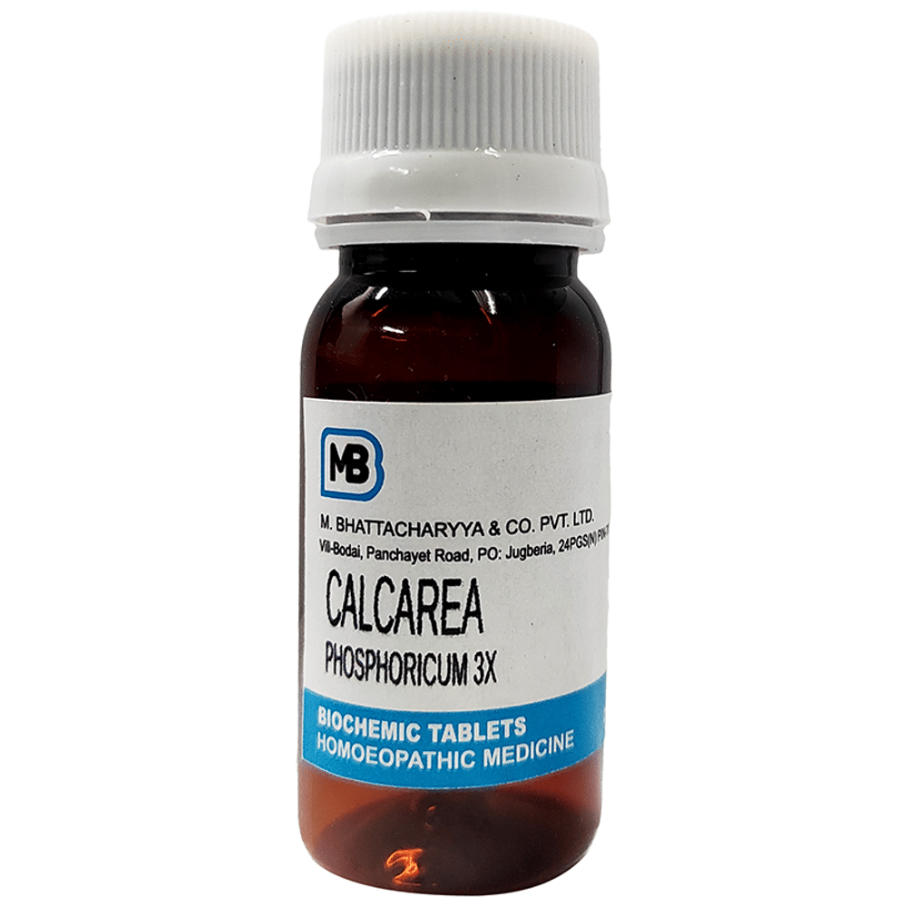 MB Calcarea Phosphoricum Tablet 3X bottle of 25 gm Tablet MB Calcarea Phosphoricum Tablet 3X bottle of 25 gm Tablet