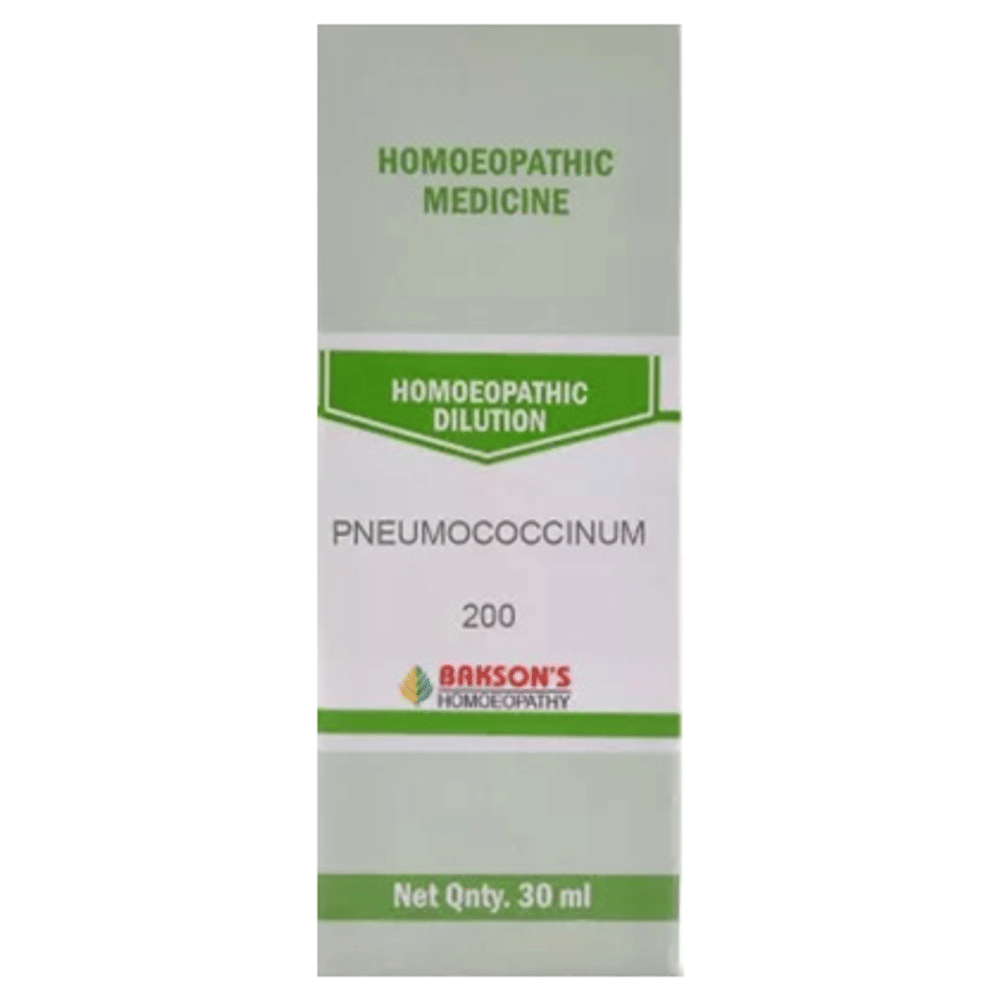 Bakson's Homeopathy Pneumococcinum Dilution 200 bottle of 30 ml Dilution