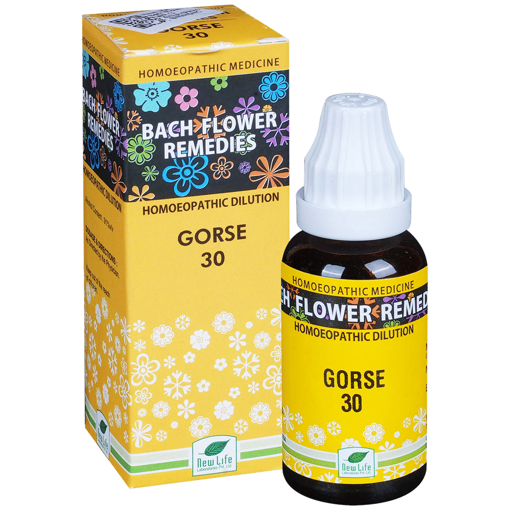 New Life Bach Flower Gorse 30 bottle of 30 ml Dilution