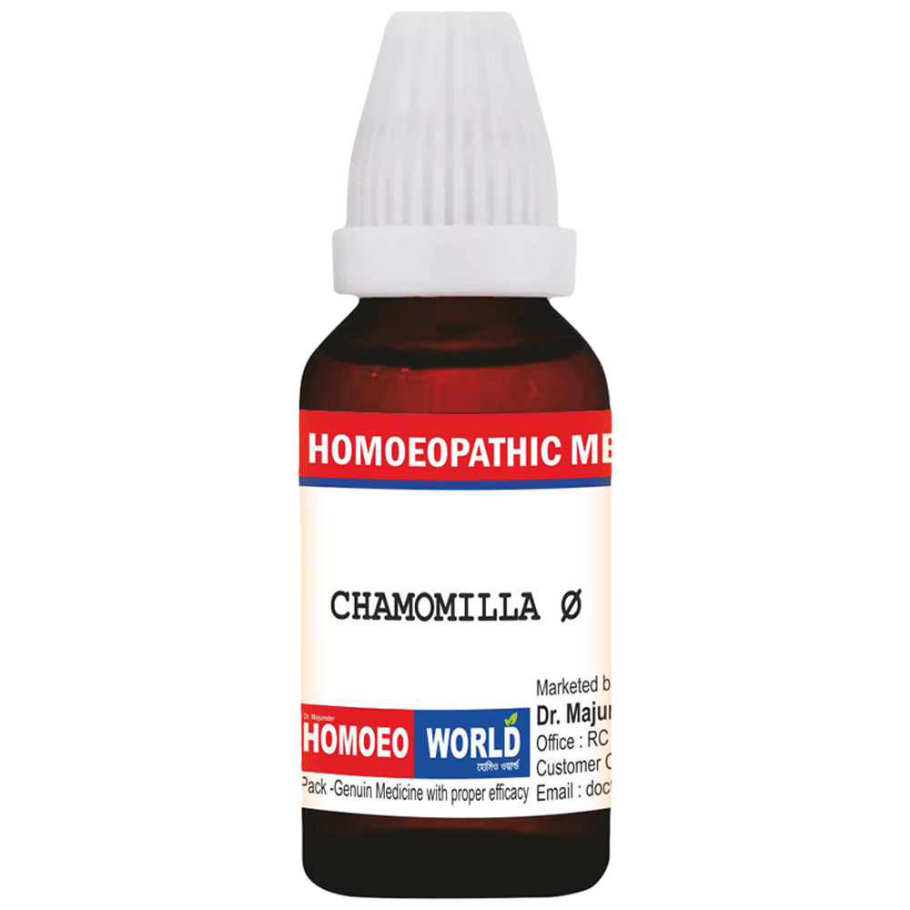 Dr. Majumder Homeo World Chamomilla Mother Tincture (30ml Each) Q box of 1 Bottle
