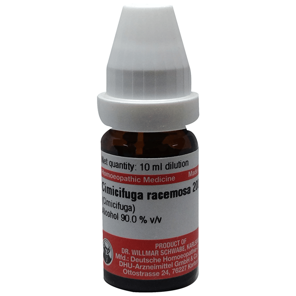 Dr Willmar Schwabe Germany Cimicifuga Racemosa Dilution 200 bottle of 10 ml Dilution