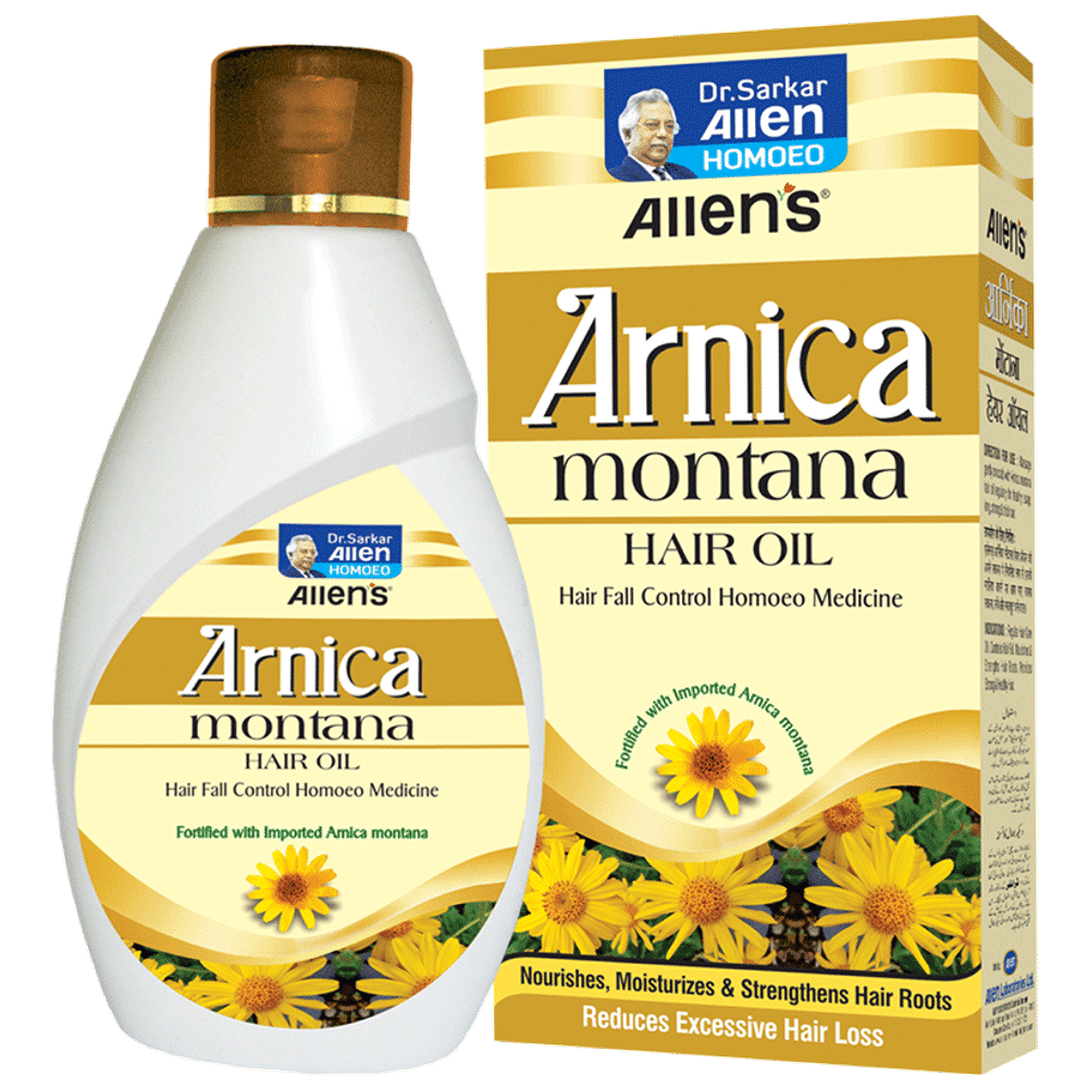 Allen Laboratories Arnica Montana Hair Oil (100ml Each) box of 1 Bottle