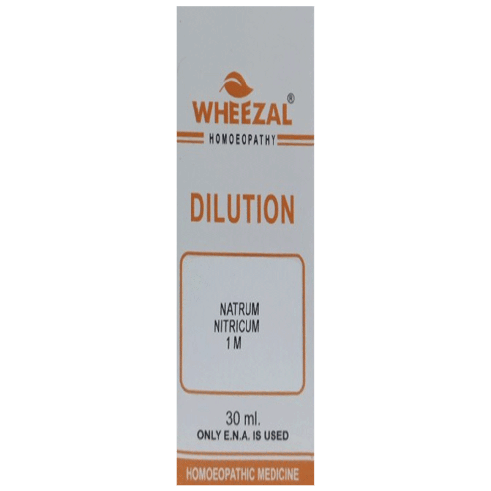 Wheezal Natrum Nitricum Dilution 1M bottle of 30 ml Dilution