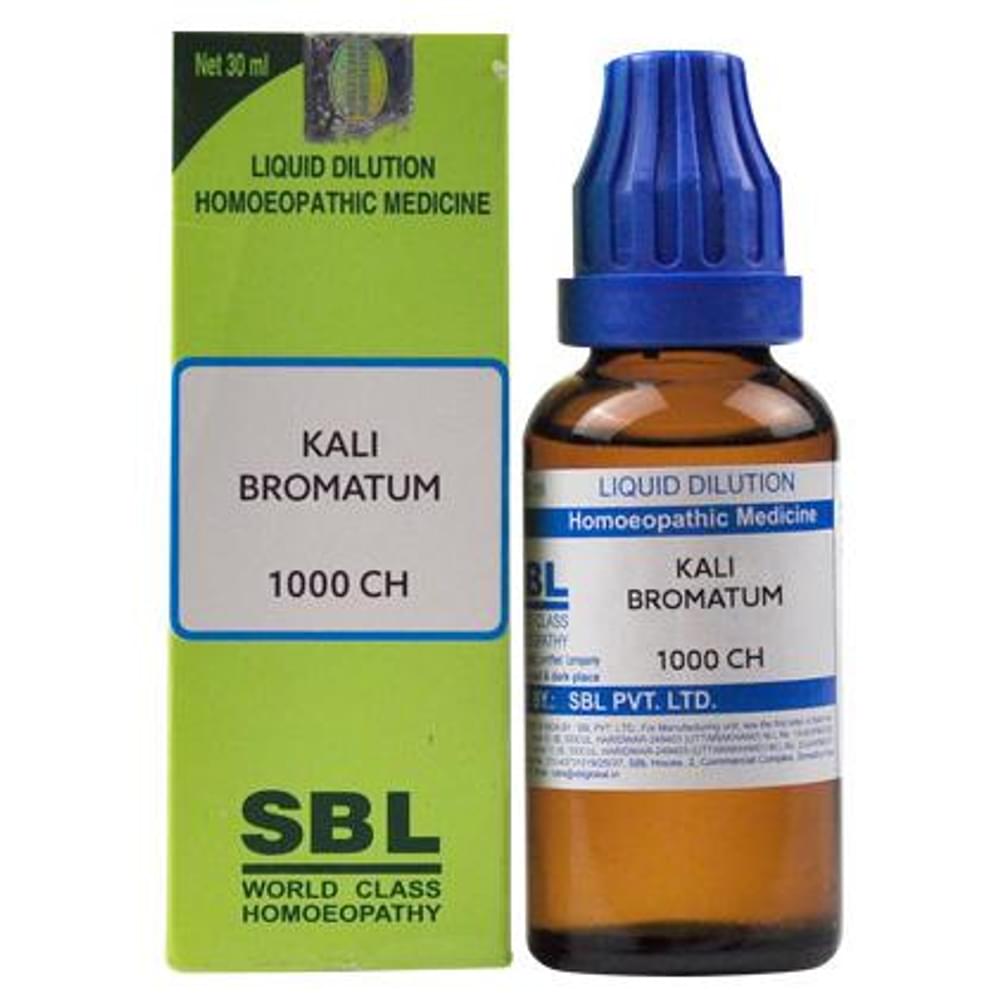 SBL Kali Bromatum Dilution 1000 CH bottle of 30 ml Dilution SBL Kali Bromatum Dilution 1000 CH bottle of 30 ml Dilution
