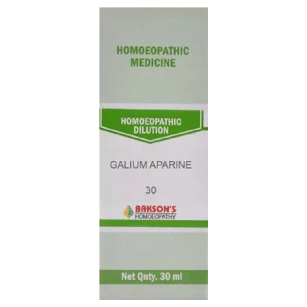 Bakson's Homeopathy Galium Aparine Dilution 30 bottle of 30 ml Dilution