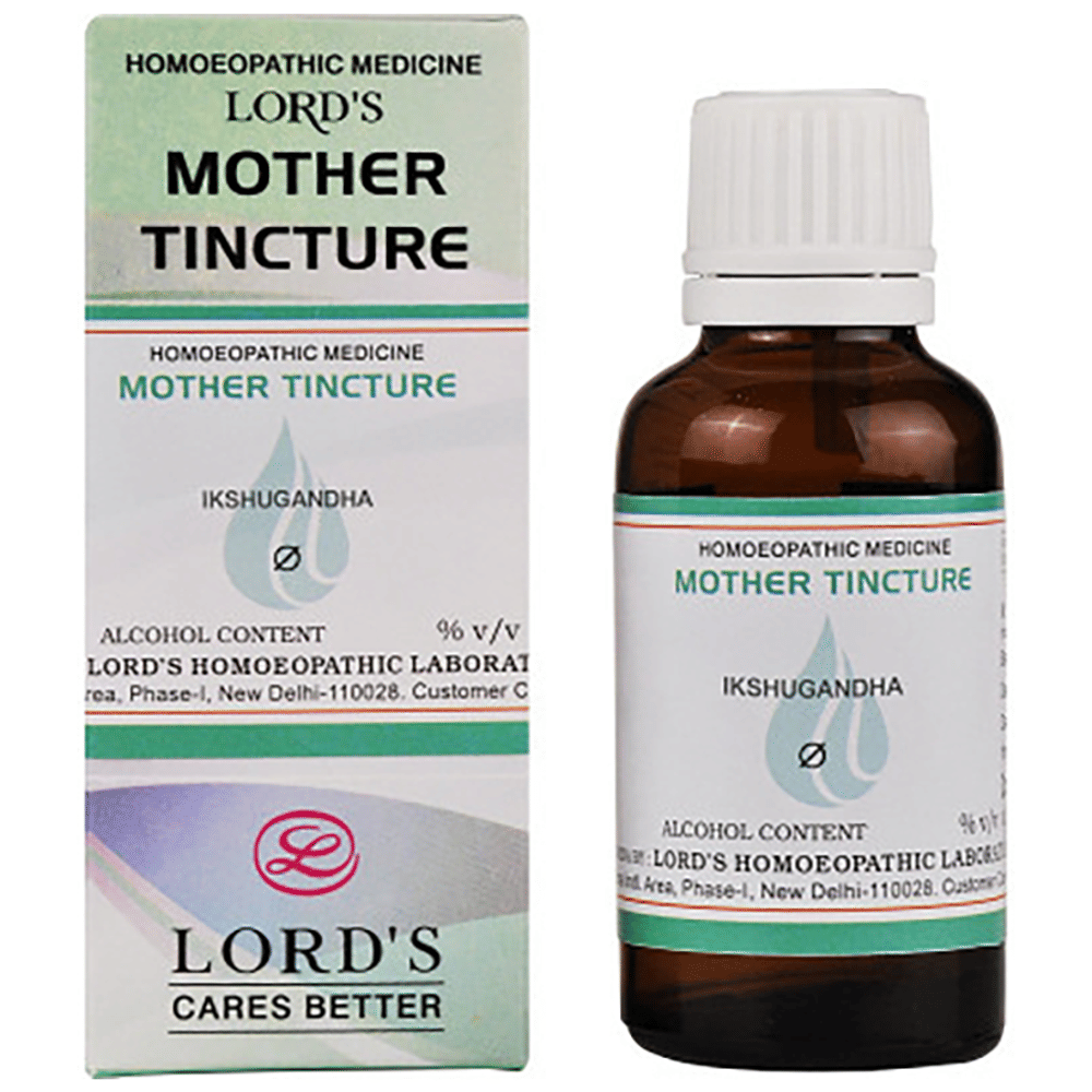 Lord's Ikshungandha Mother Tincture Q bottle of 30 ml Mother Tincture